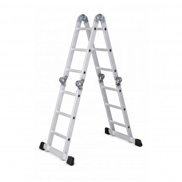 Escada Articulada com Plataforma Allbuild Pro 4x3 Degraus M