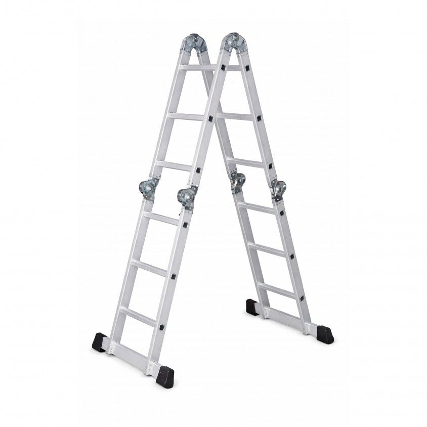 Escada Articulada com Plataforma Allbuild Pro 4x3 Degraus S