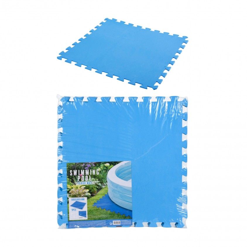 Tapete para piso de piscina 9 pe�as