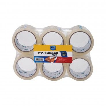 Fita de Embalar 50 Microns 48mmx66m Pack 6