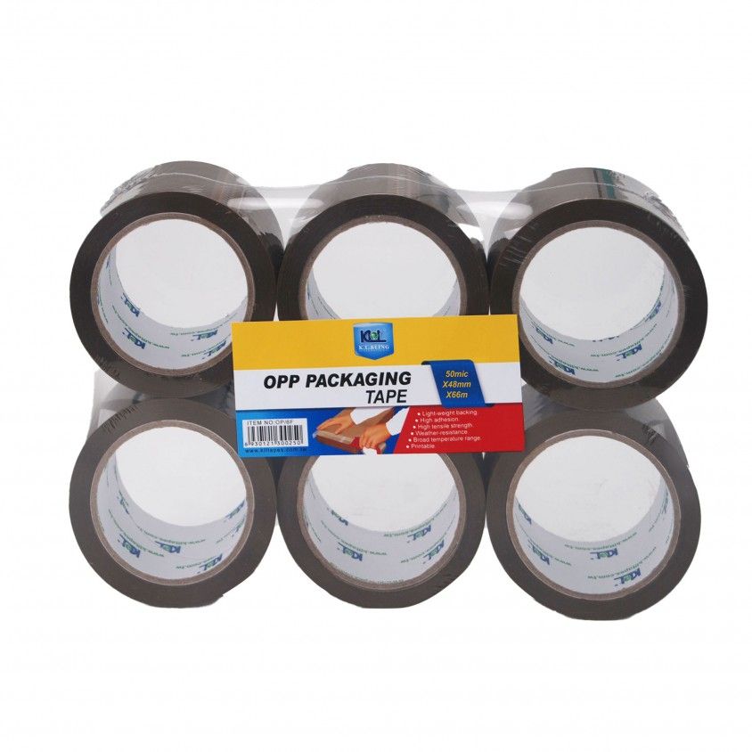 Fita de Embalar 50 Microns 48mmx66m Pack 6