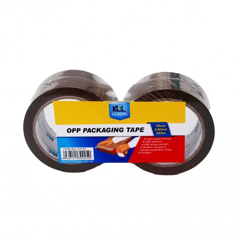 Fita de Embalar 50 Microns 48mmx66m Pack 2