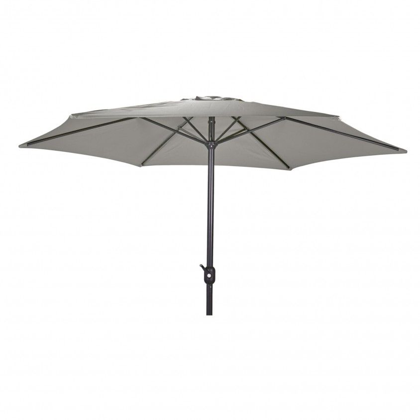 Guarda-Sol Jardim 300cm Cinza Claro