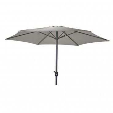 Guarda-Sol Jardim 300cm Cinza Claro