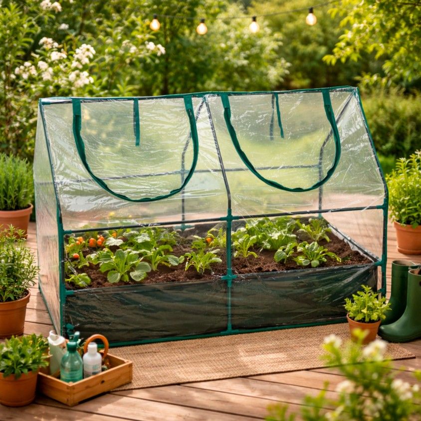 Mini Estufa com Base 130X35X85cm Mini Estufa com Base 130X35X85cm