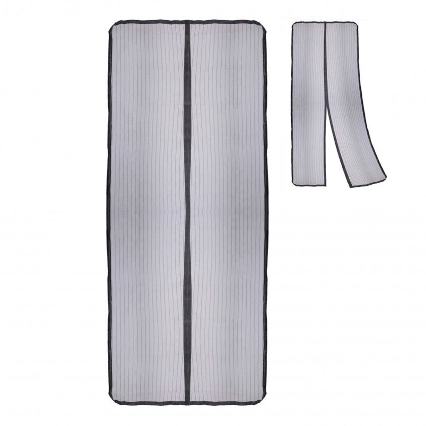 Porta Mosquiteira 2 Pe�as Preta 210X50cm