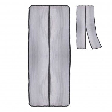 Porta Mosquiteira 2 Pe�as Preta 210X50cm