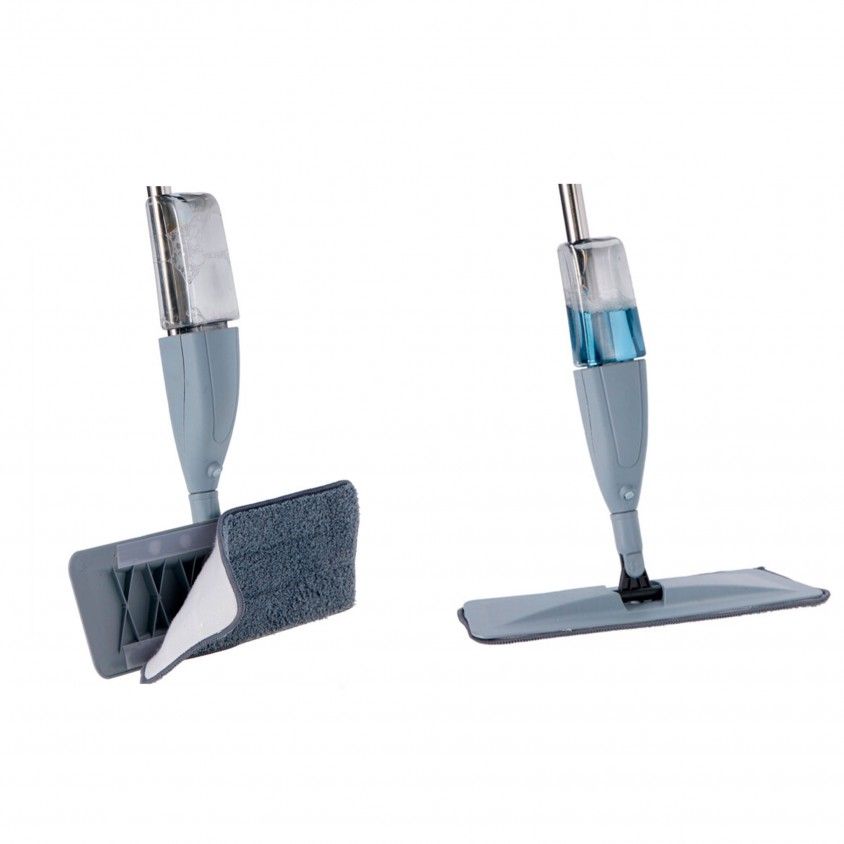 Esfregona com Pulverizador em Microfibra Cinzenta Esfregona com Pulverizador em Microfibra Cinzenta