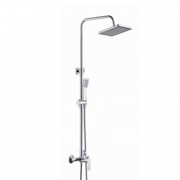 Barra de Chuveiro Square com Alavanca Ajust�vel