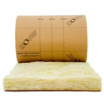 Manta de L� de Vidro Revestida a Papel Kraft 80mm