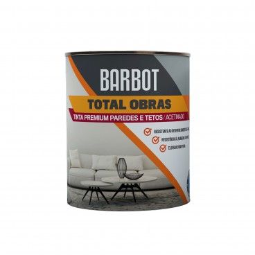 Tinta Para Paredes e Tetos Barbot Total Obras Premium Acetinado