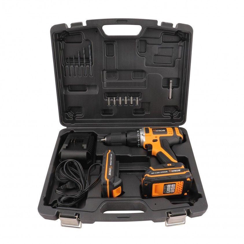 Berbequim Hoteche 20V Mala com 2 Baterias L�tio 2.0A