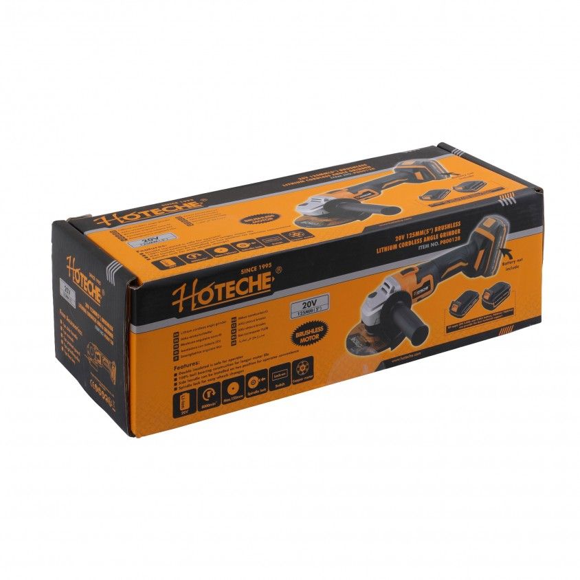Rebarbadora sem Fio Hoteche 125mm 20V Brushless L�tio (Bateria n�o Inclu�da)