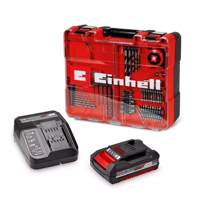 Berbequim de Impacto Einhell TE-CD 18/40 Li-i +64 (1x2,0Ah)