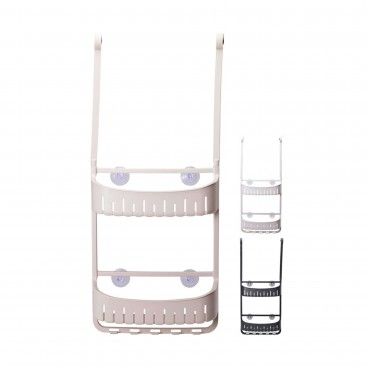 Prateleira Dupla com Ventosa 69x29x10cm Sortido