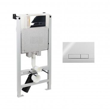 Estrutura Sanita Sanitarblock Mec�nico + Placa de Comando Cromada