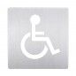 Placa de Sinalética Inox Deficiente