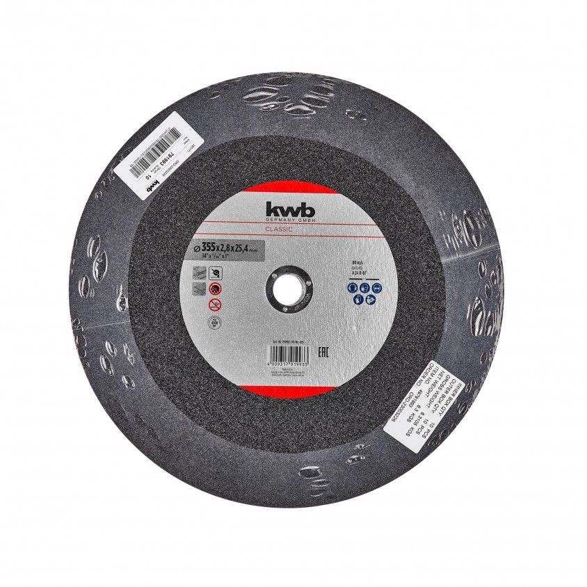 Disco de Corte para Metal KWB �355x25,4x3mm