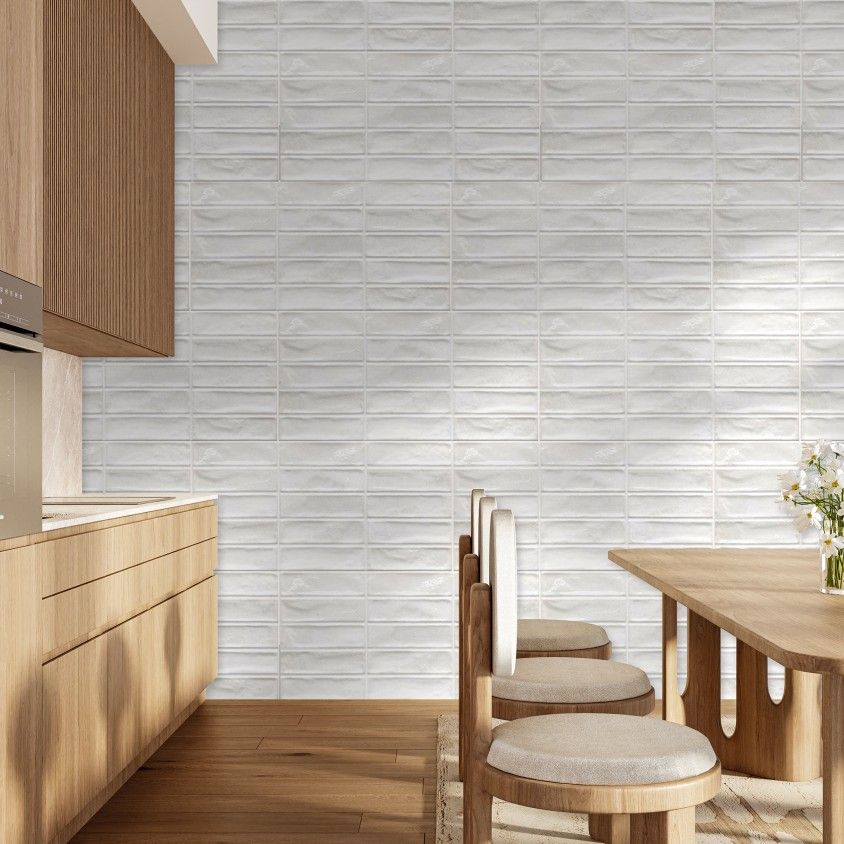 Revestimento Supercerâmica Sirene Offwhite Brilho 30x60 Revestimento Supercerâmica Sirene Offwhite Brilho 30x60