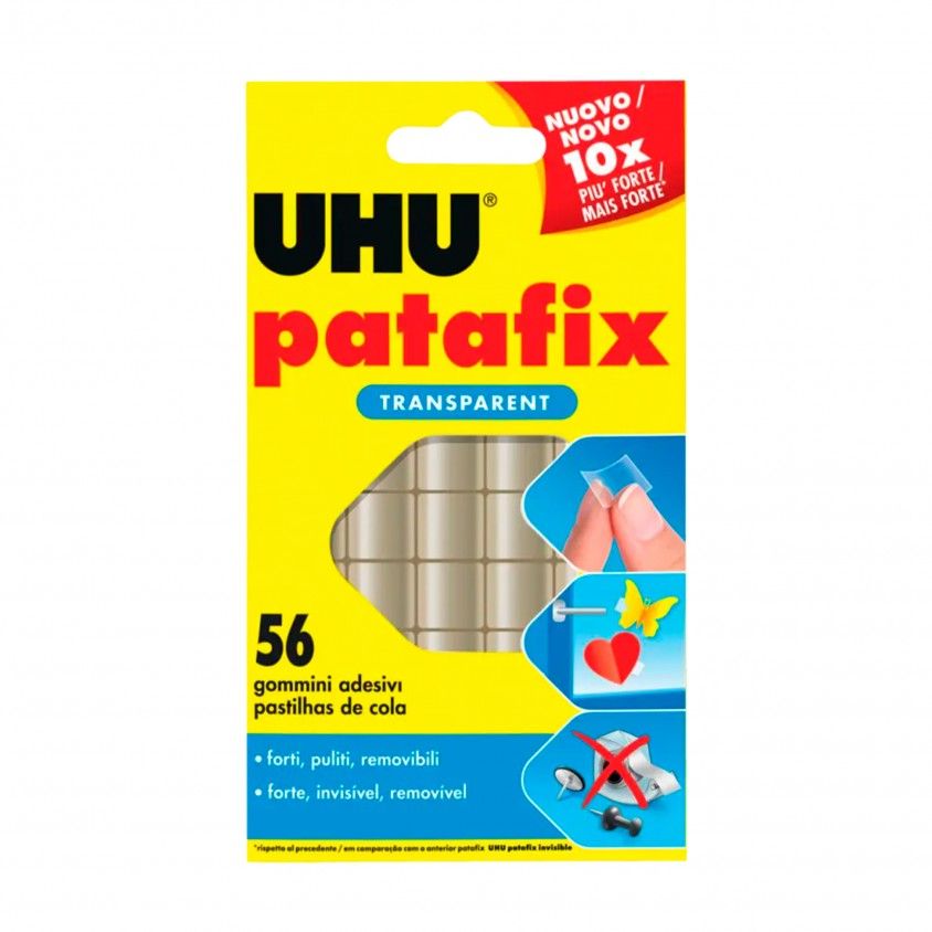 Massa Adesiva UHU Patafix Invis�vel 56 Pastilhas