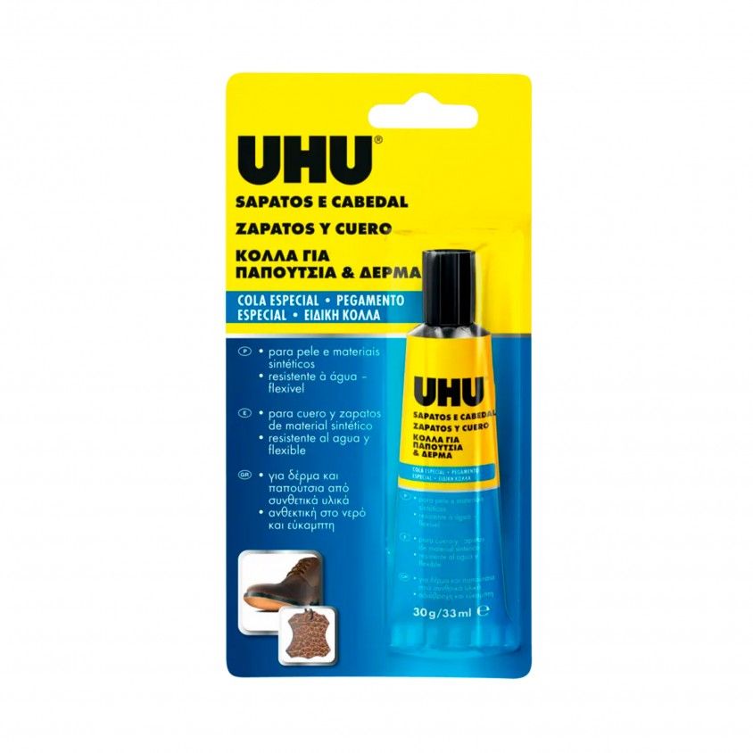 Cola UHU Sapatos e Cabedal 34ml