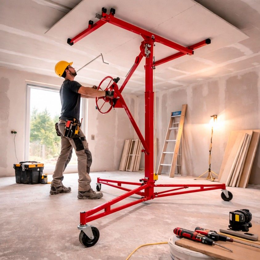 Elevador de Placas de Gesso Allbuild 68Kg 1.4-3.35m