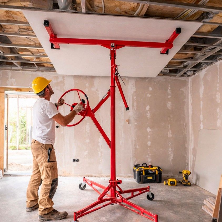 Elevador de Placas de Gesso Allbuild 68Kg 1.4-3.35m