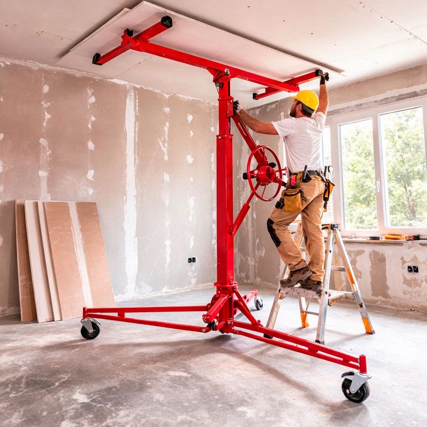 Elevador de Placas de Gesso Allbuild 68Kg 1.4-3.35m