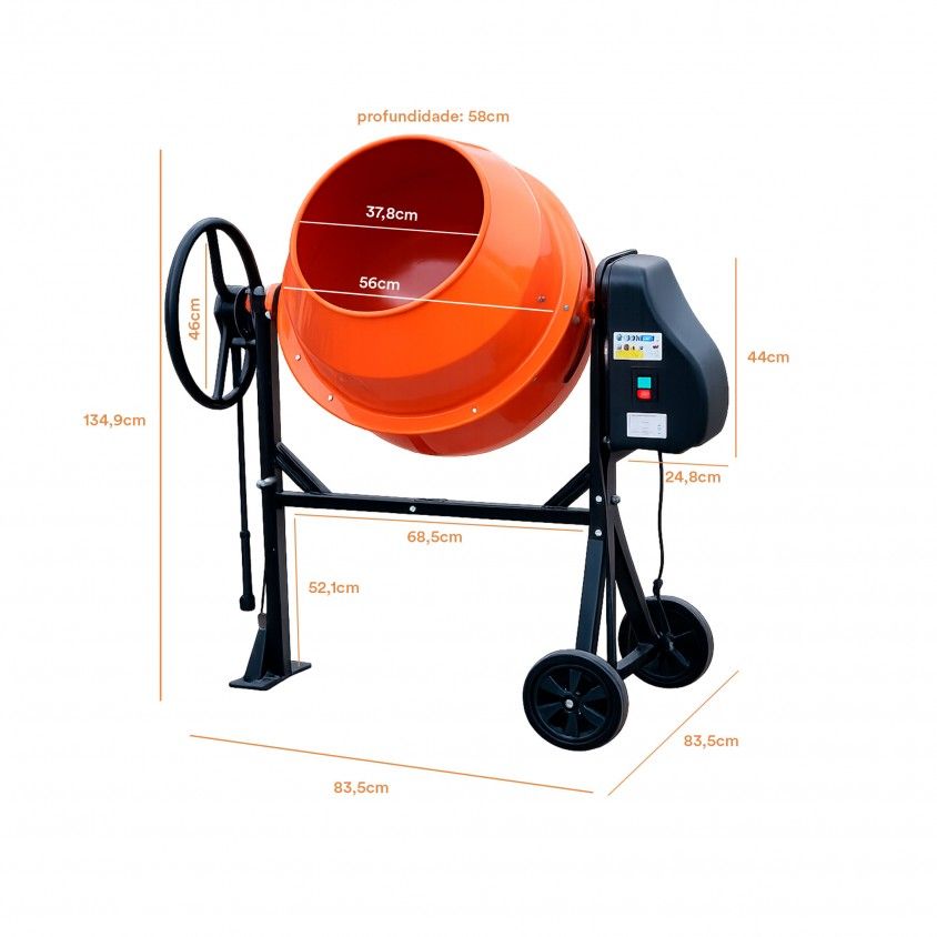 Betoneira El�trica Allbuid 140L
