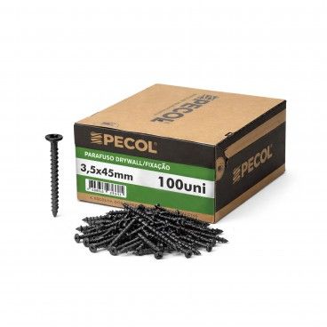 Parafuso Fosfatado para Gesso Cartonado PL-F 3,5x45 100un