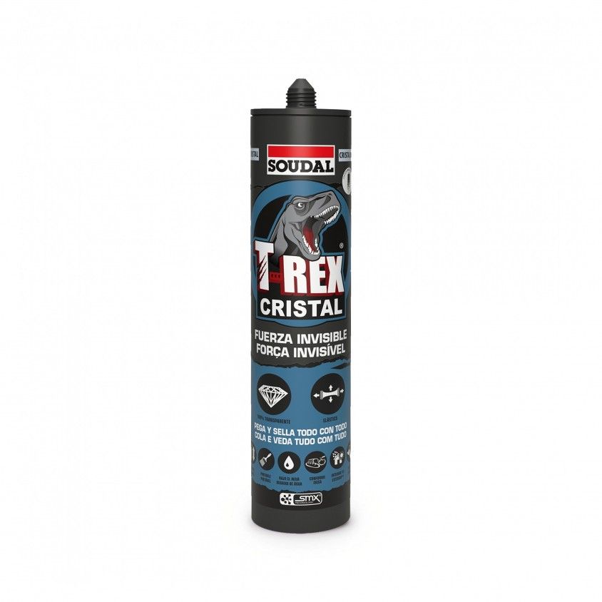 Cola e Veda Soudal T-Rex Cristal 290ml