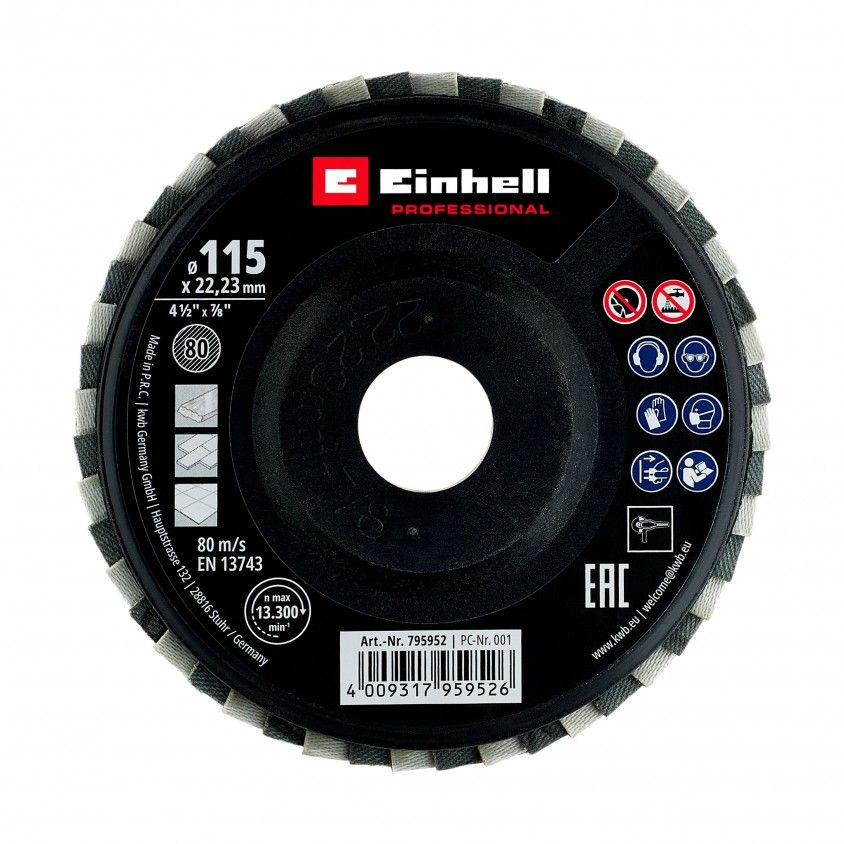Disco Diamantado para Cer�mica EIN �115mm Gr�o 80