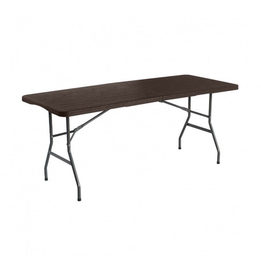 Mesa Dobr�vel Tenerife Castanha 180cm Retangular Port�til