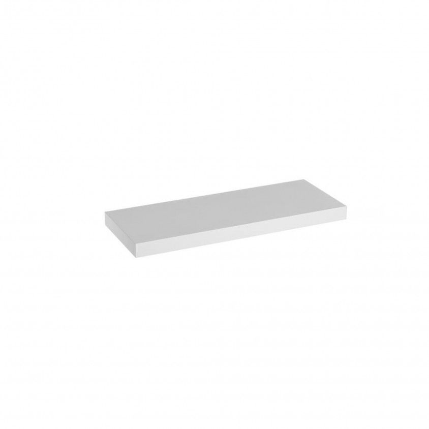 Prateleira Suspensa de Parede MDF Branca 60x24 cm