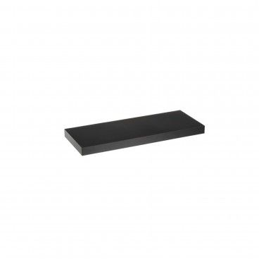 Prateleira Suspensa de Parede MDF Preta 60x24 cm