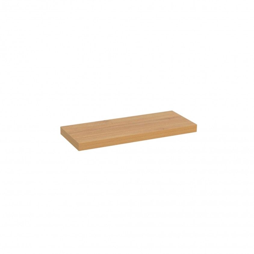 Prateleira Suspensa de Parede MDF Carvalho Mel 60x24 cm