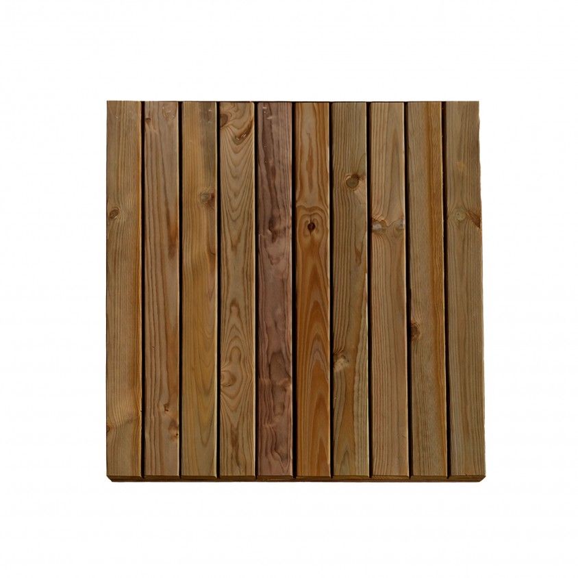 M�dulo de Deck em Madeira Tratada Carmo Castanha 1000x1000x28 mm