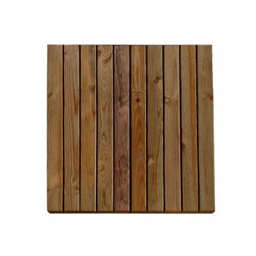 M�dulo de Deck em Madeira Tratada Carmo Castanha 1000x1000x28 mm