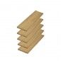 Pack de 5 T�buas de Deck em Madeira Tratada Carmo 205x9,5x2,5 cm