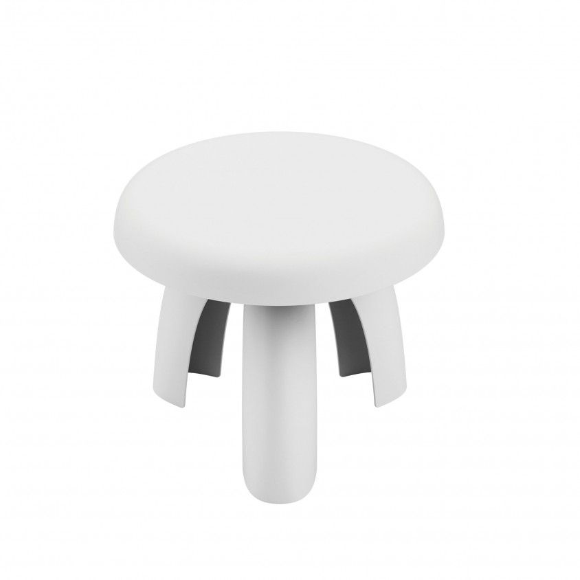 Mesa de Jardim Monobloco Essenza Redonda em PP/Fibra