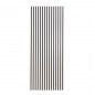Painel Ripado de Parede Acustico Branco 600X2400X18Mm