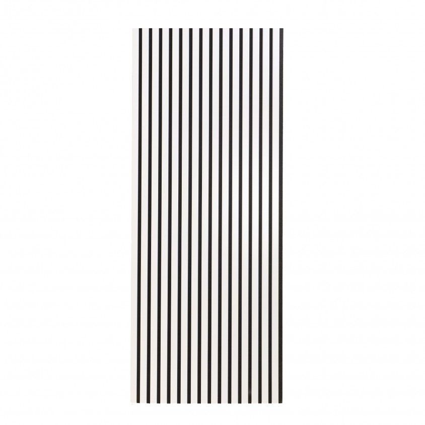 Painel Ripado de Parede Acustico Branco 600X2400X18Mm