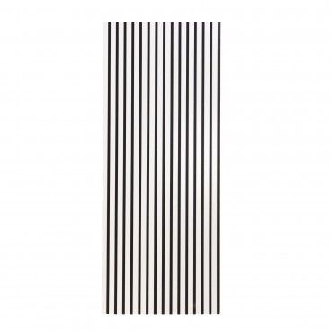 Painel Ripado de Parede Acustico Branco 600X2400X18Mm