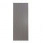 Painel Ripado de Parede Acustico Cinza 600X2400X18Mm