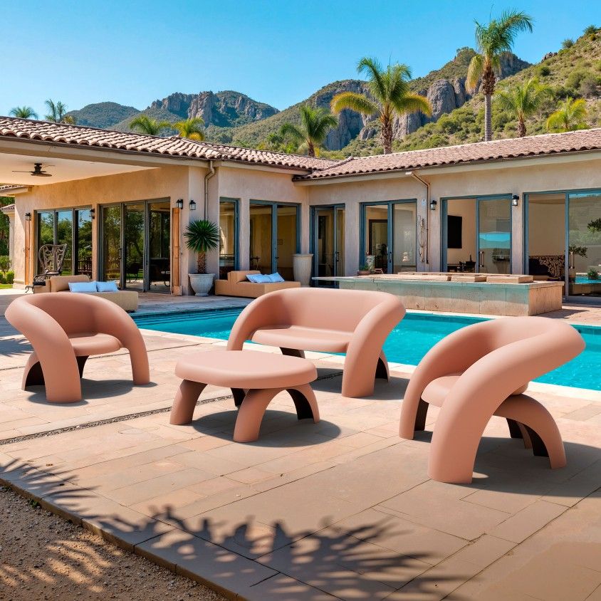 Set de Jardim Looma em PP/Fibra