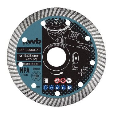 Disco Diamante Turbo �115x7mm