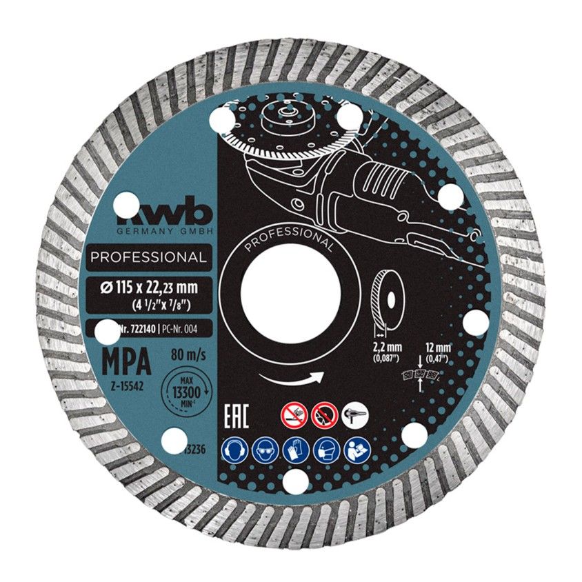 Disco Diamante Turbo �115x7mm