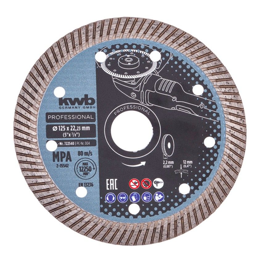 Disco Diamante Turbo �125x10mm