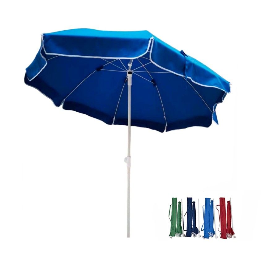 Guarda-Sol Liso com Rota��o Cores Sortidas 215cm