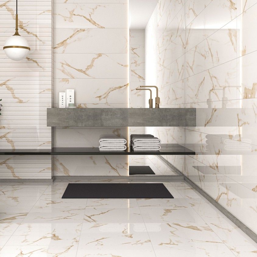 Pavimento Casablanca Gold Brilho 60.8x60.8 Pavimento Casablanca Gold Brilho 60.8x60.8